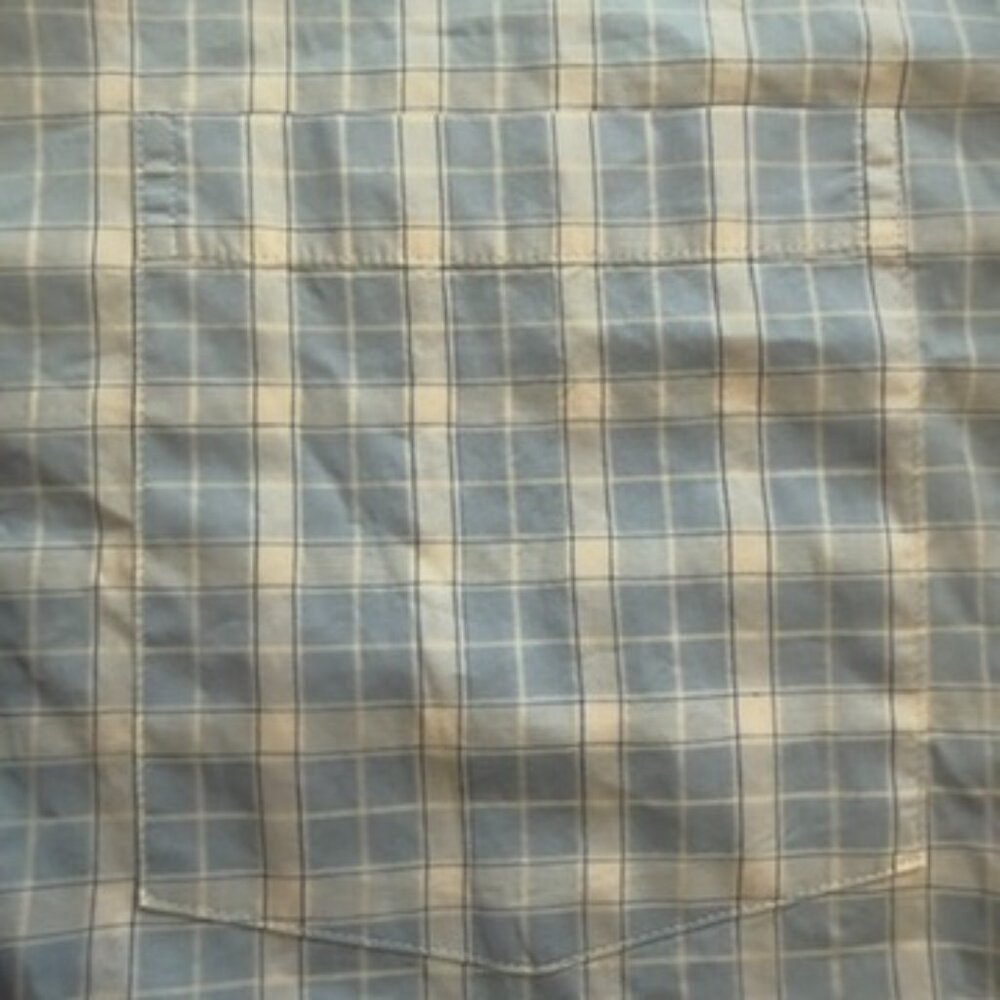 Bugatchi Blue Windowpane Button-Down Shirt Classi… - image 8